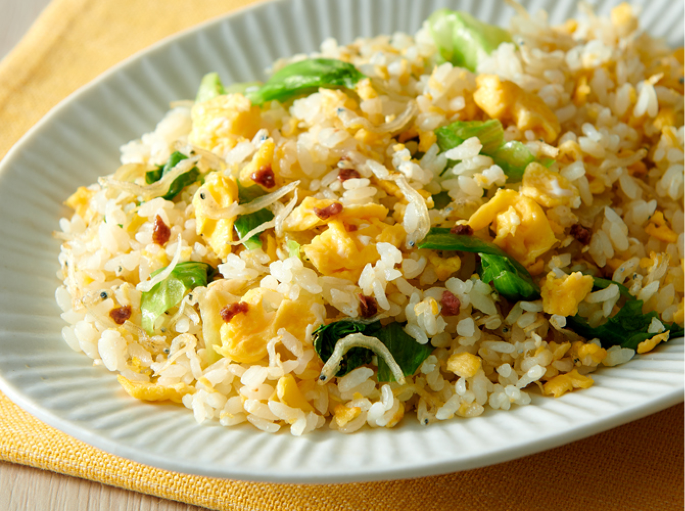 梅香る!さっぱりじゃこチャーハン